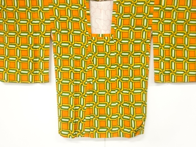 未使用品　抽象模様道行コート